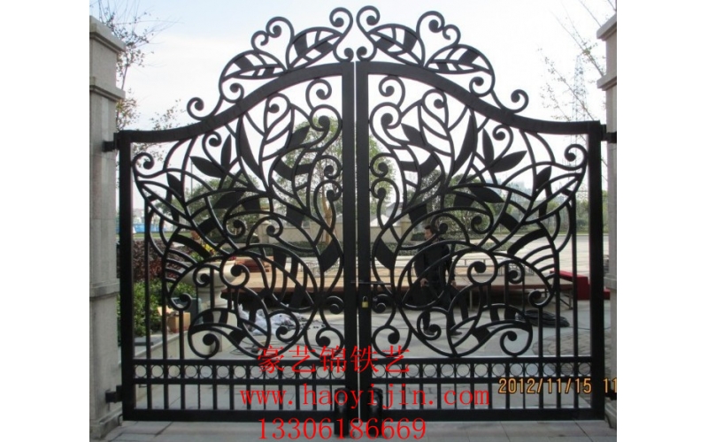  Wrought iron gates