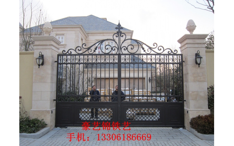  Wrought iron gates