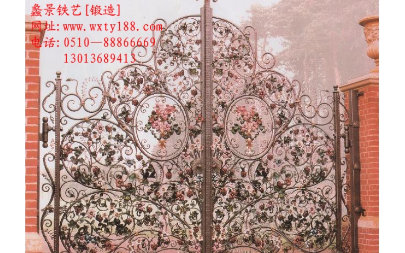  Wrought iron gates
