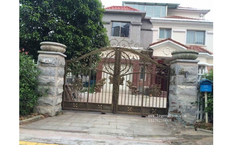  Wrought iron gates
