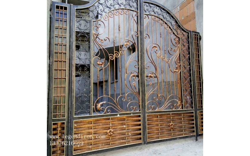  Wrought iron gates