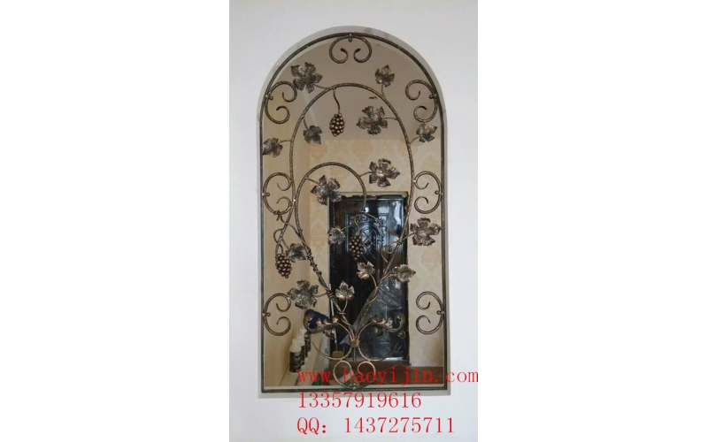 Wrought iron window