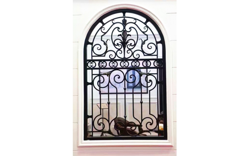 Wrought iron window