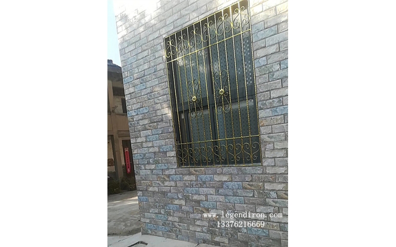 Wrought iron window