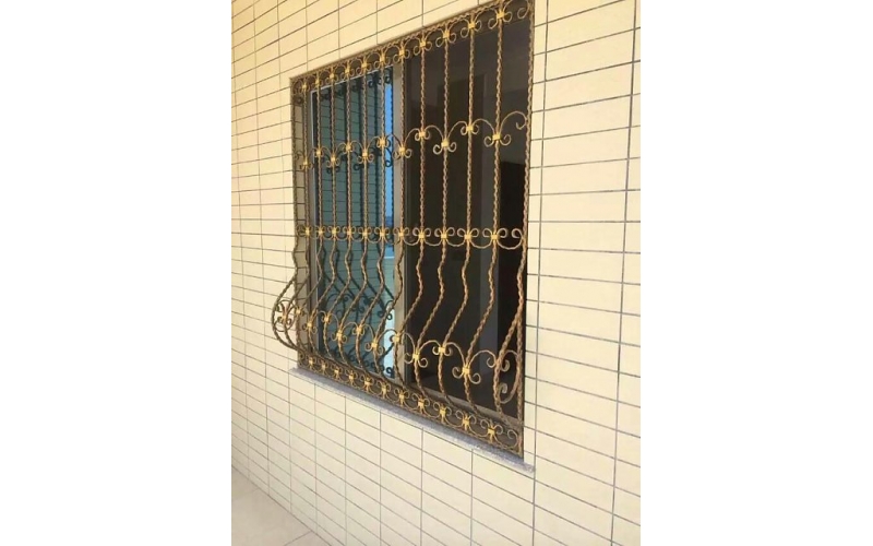 Wrought iron window