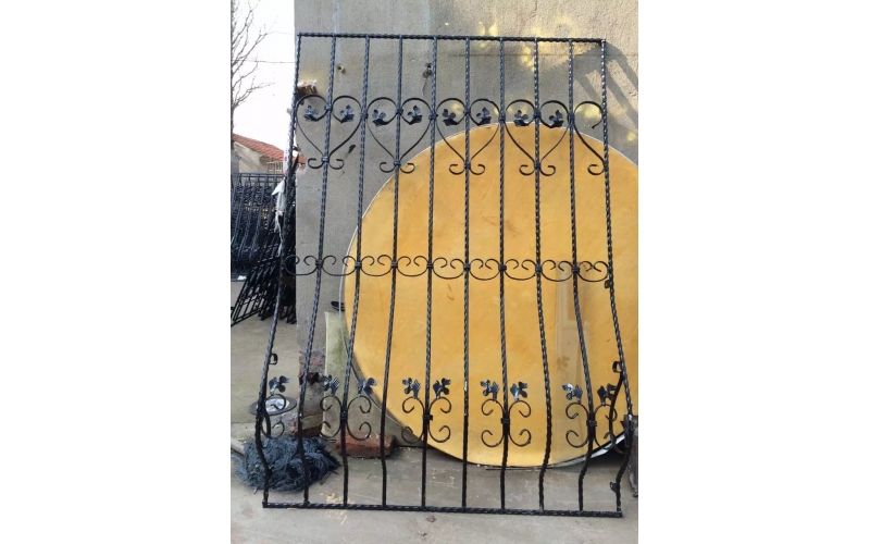 Wrought iron window