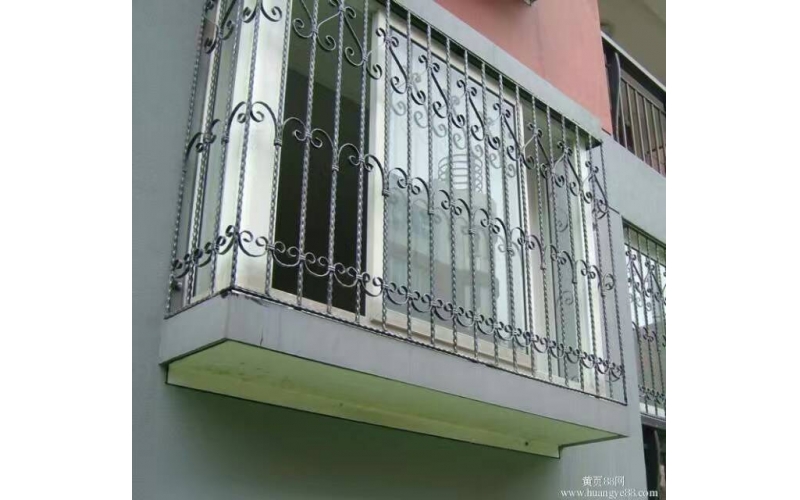 Wrought iron window