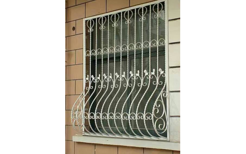 Wrought iron window