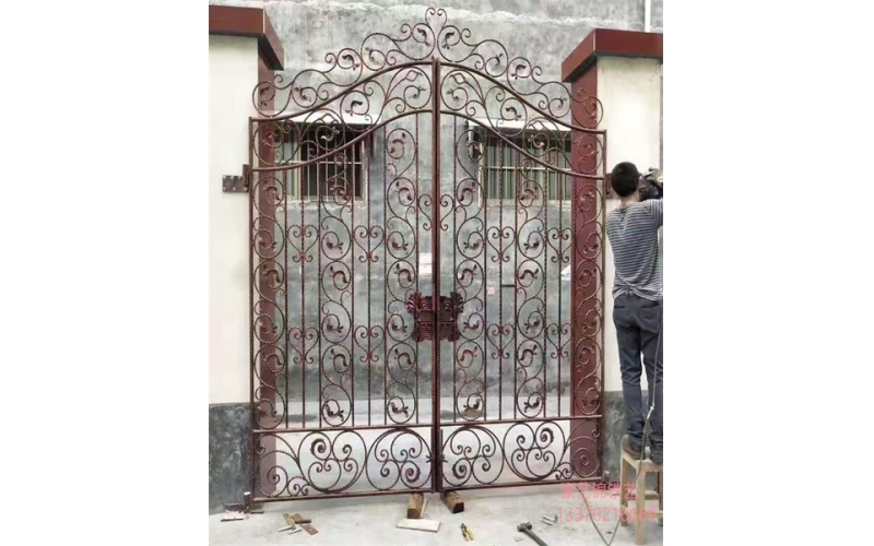 Wrought iron gates
